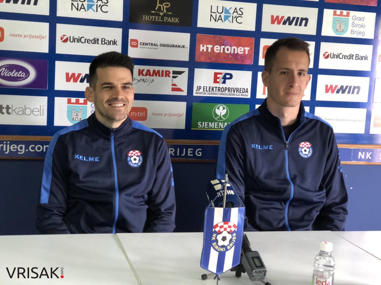 Ivanković i Miškić: Imamo i snagu i kvalitetu za pobjedu protiv Veleža