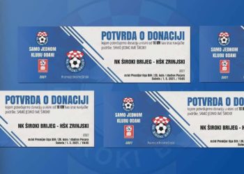 Prodaju se ulaznice za hercegovački derbi, kupnjom pomažete NK Široki Brijeg