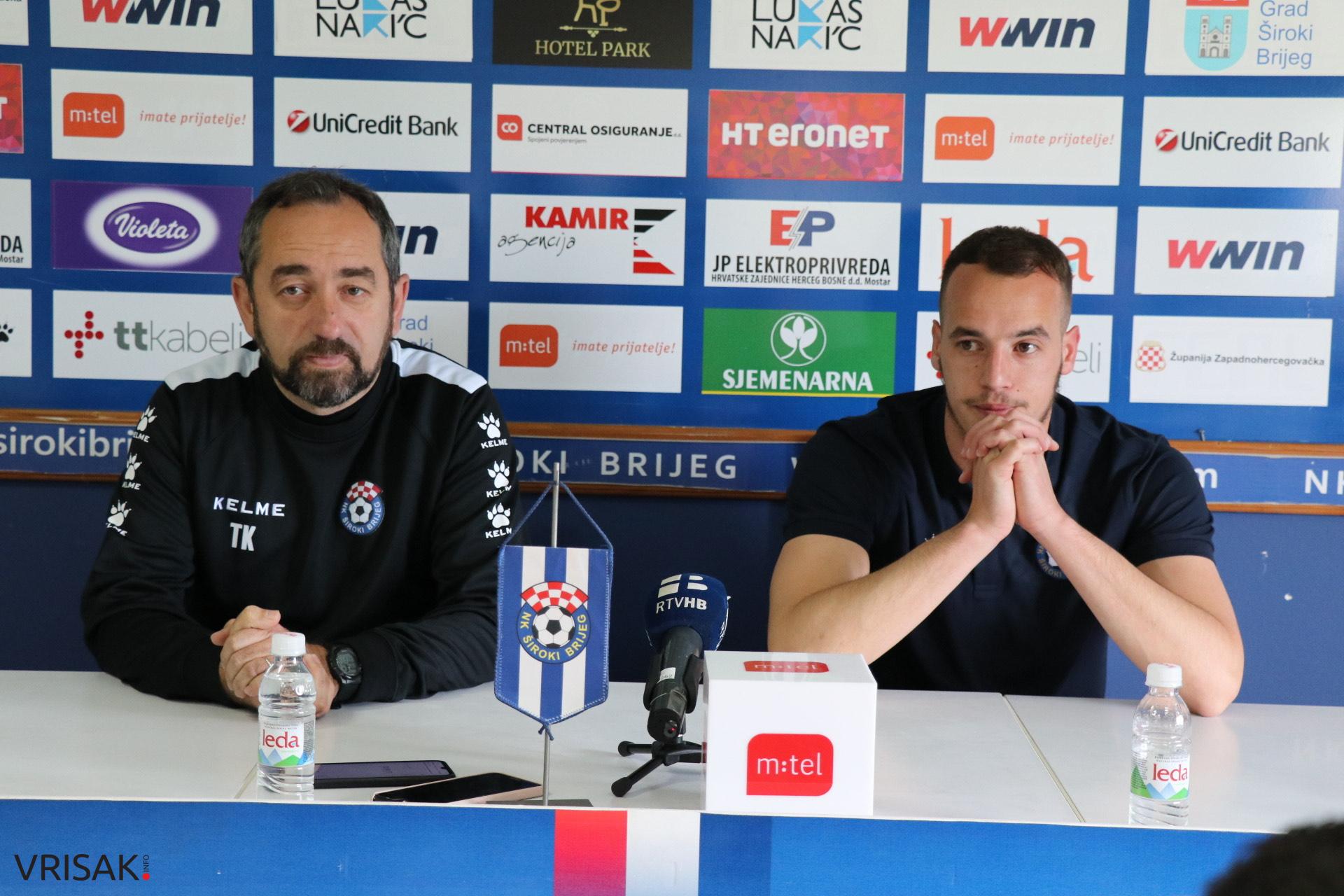 Karačić i Vukoja očekuju pobjedu Širokog Brijega u derbiju sa Zrinjskim