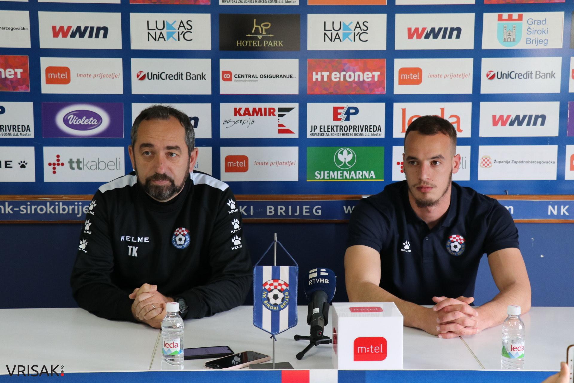 Karačić i Vukoja očekuju pobjedu Širokog Brijega u derbiju sa Zrinjskim