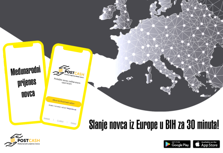 PostCash – novac iz EU konačno dostupan građanima BiH