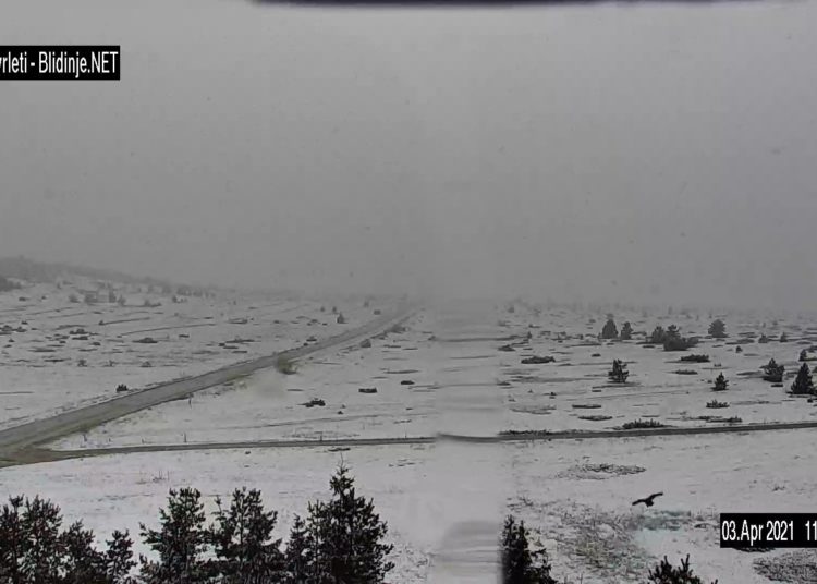 Blidinje pod snijegom za Uskrs