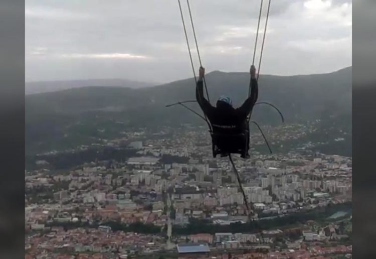 Ljuljačka s pogledom na Mostar samo za najhrabrije