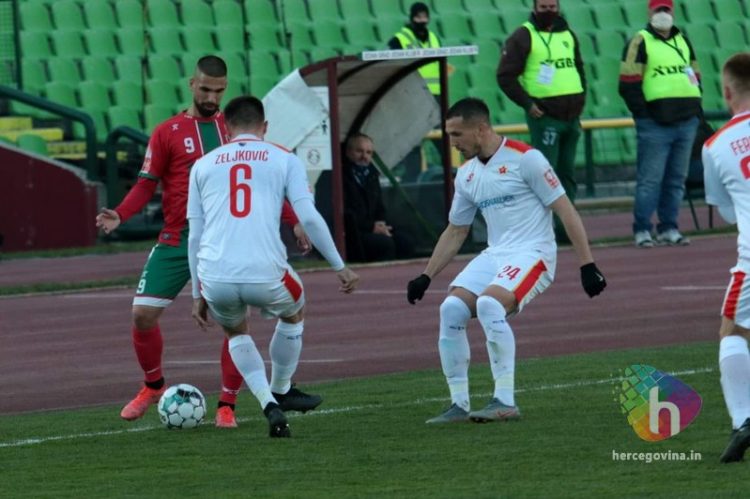 Olimpik u 94. minuti iz kaznenog udarca stigao do vrijednog boda protiv Veleža