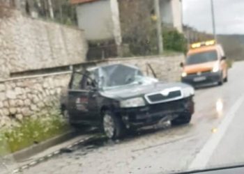 Teža prometna nesreća na cesti Široki Brijeg – Mostar