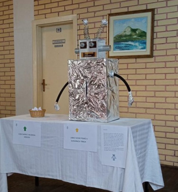 OŠ Marka Marulića Ljubuški: Svemirko u našoj školi – robot koji reciklira neugodne misli i emocije