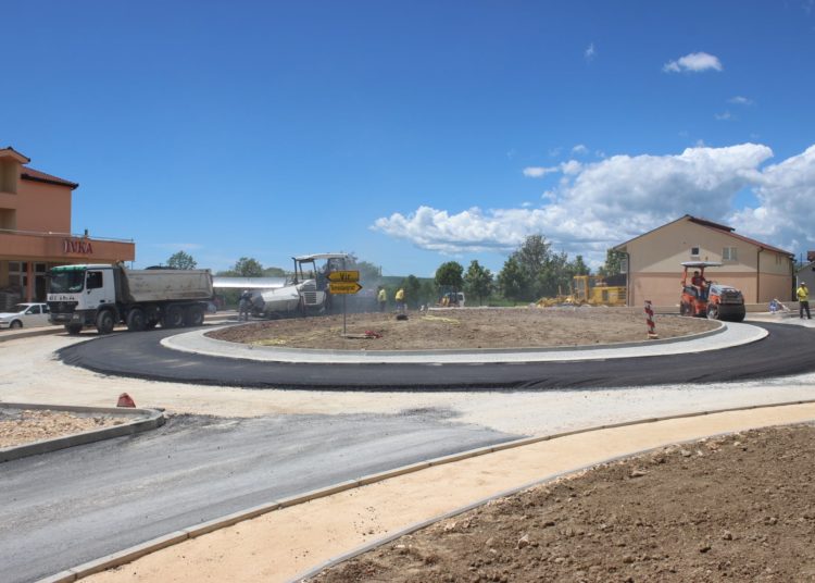 Posušje: Novi kružni tok na Ričini poprima svoj konačni oblik