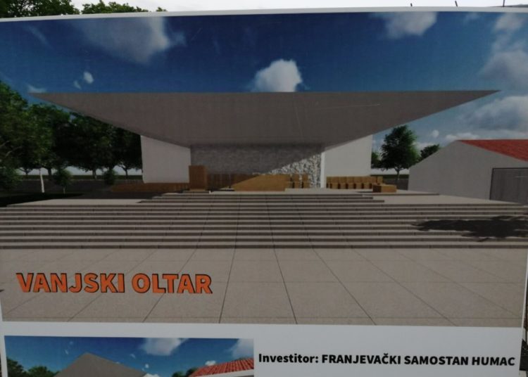 Pogledajte kako će izgledati vanjski oltar na Humcu