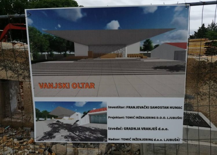 Pogledajte kako će izgledati vanjski oltar na Humcu