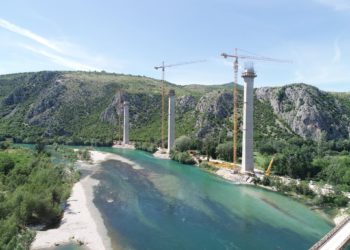 Izgradnja mosta Počitelj – najimpresivniji objekt na Koridoru