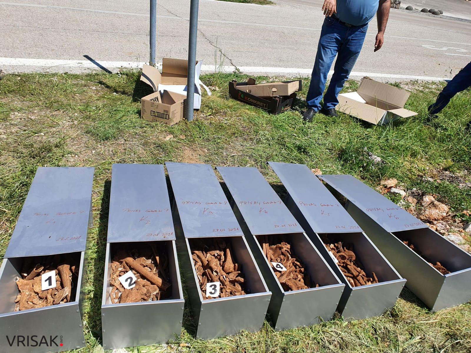 Izvršena ekshumacija šest tijela hrvatskih vojnika s Čarapova polja na Privalju