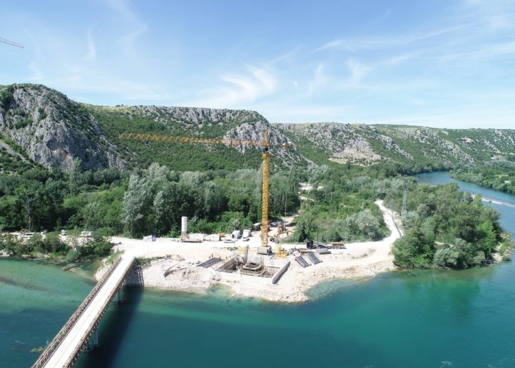 Izgradnja mosta Počitelj – najimpresivniji objekt na Koridoru