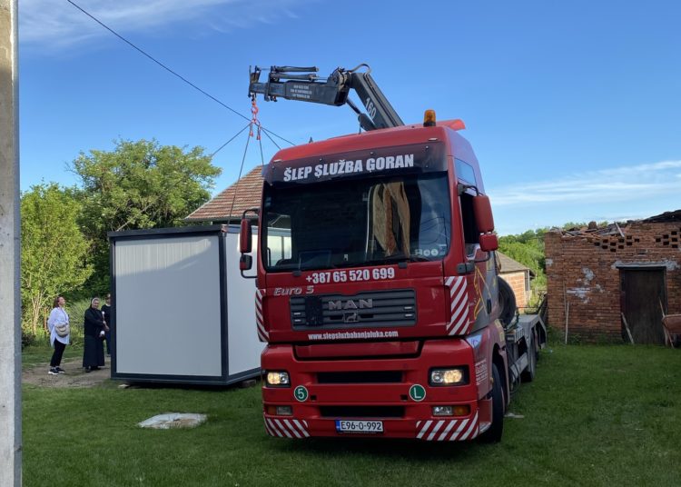 Isporučen kontejner u Petrinji u sklopu humanitarne akcije “Srcem za stradale od potresa” u organizaciji ZZŠB