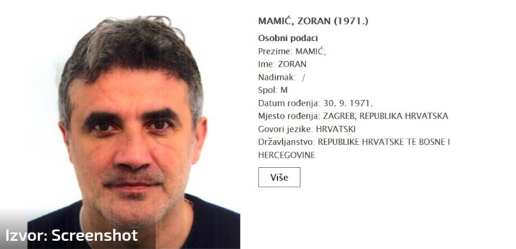 Hrvatska raspisala tjeralicu za Zoranom Mamićem
