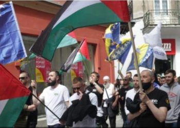 Stranka “Vjera, Narod, Država” organizirala prosvjed podrške Palestini u Sarajevu