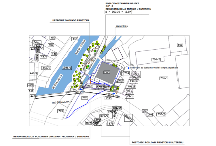 Grad Široki Brijeg izdao lokacijsku dozvolu za rekonstrukcija tržnice i uređenje okolne javne površine
