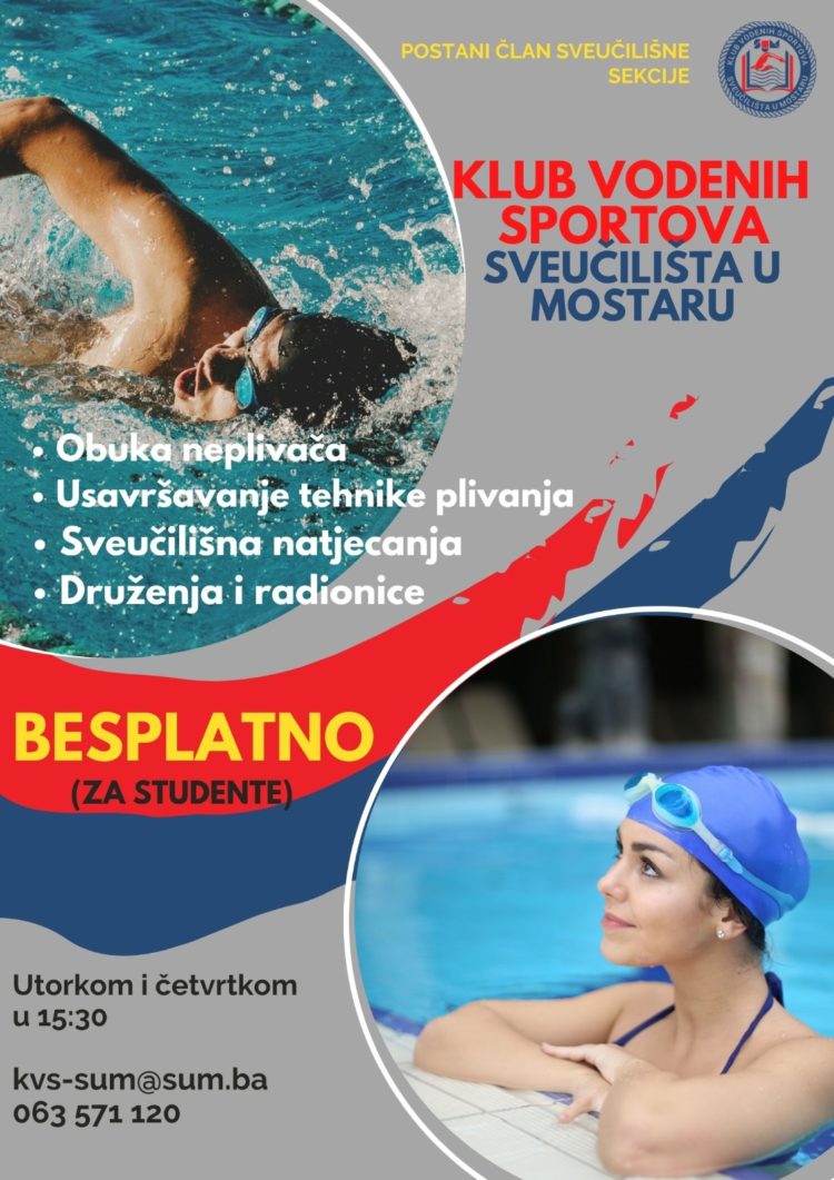 Klub vodenih sportova prima nove članove