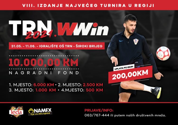 Malonogometni turnir Trn WWin: Futsal spektakl počinje 31. svibnja