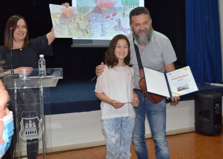 Dodijeljene nagrade i priznanja djeci i učenicima za najbolje likovne radove na temu vatrogastva