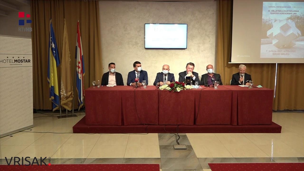 VIDEO: Okrugli stol “30 godina od zaustavljanja tenkova agresorske JNA u Pologu 7. svibnja 1991.”