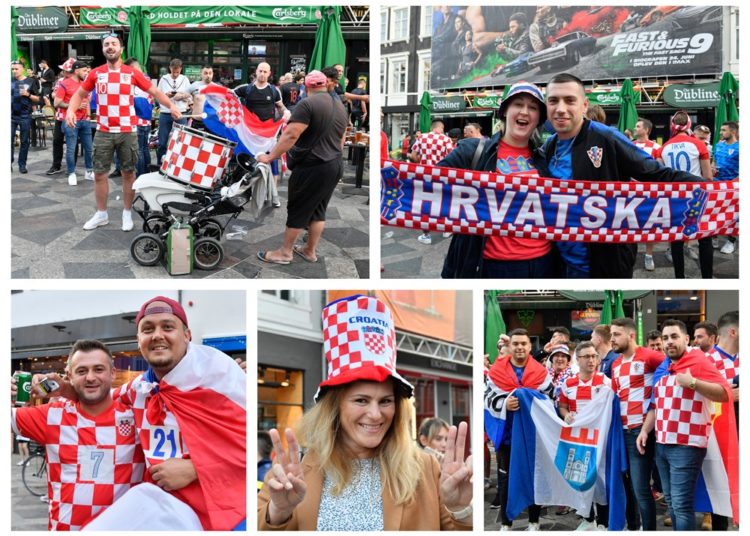 U Kopenhagenu je počelo navijačko ludilo; zastave Širokog Brijega i Herceg-Bosne najistaknutije