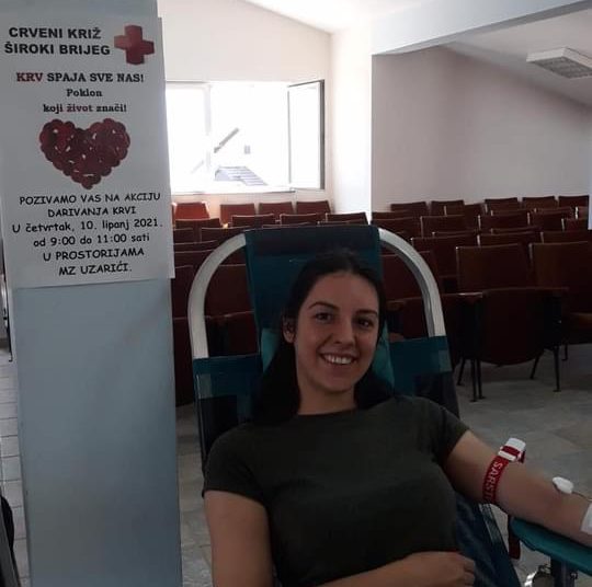 U dobrovoljnoj akciji darivanja krvi na Uzarićima prikupljeno 35 doza krvi