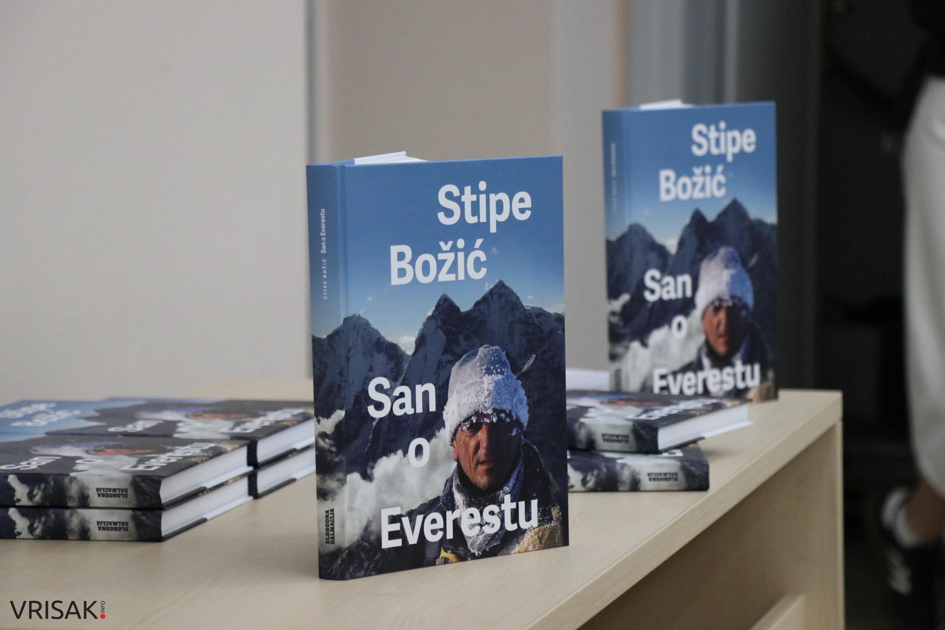 Široki Brijeg: Proslavljeni alpinist Stipe Božić predstavio monografiju “San o Everestu”