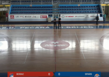 U prvom susretu Final foura ekipe Sparsa i Borca nisu se pojavile