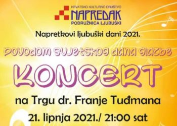 U Ljubuškom koncert povodom Svjetskog dana glazbe