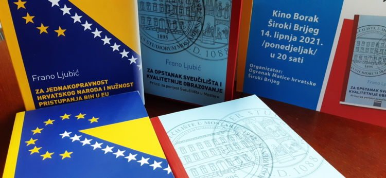 Predstavljanje dviju novih knjiga u Širokom Brijegu prof. emeritusa Frane Ljubića