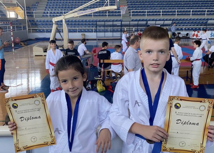 Karate klub Široki Brijeg uspješan na Ligi Hercegovine u Širokom Brijegu