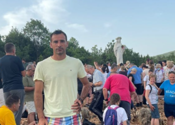 Ivan Dodig na Brdu ukazanja: Međugorska Majko, hvala ti!