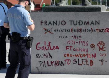 Pronađena 34-godišnjakinja koja je išarala spomenik Franji Tuđmanu Hrvatska