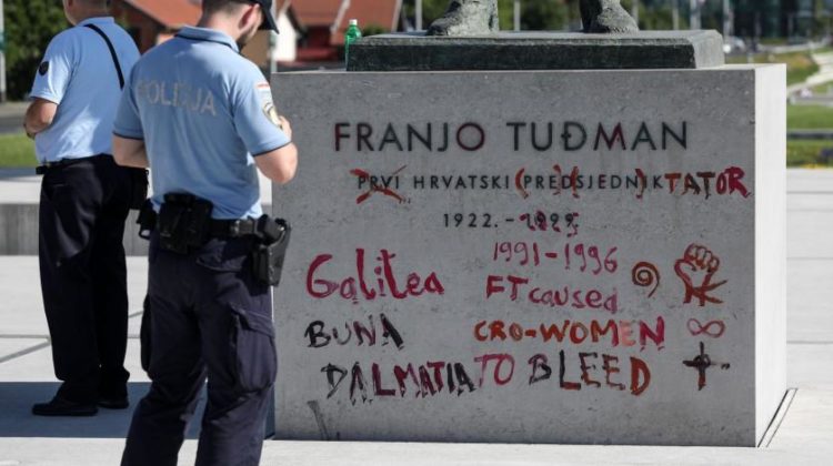 Pronađena 34-godišnjakinja koja je išarala spomenik Franji Tuđmanu Hrvatska