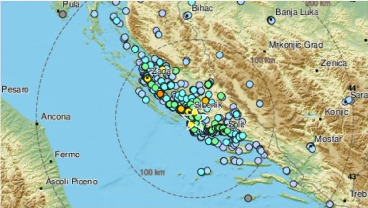 U 6 sati potres jačine 4,3 probudio Dalmatince