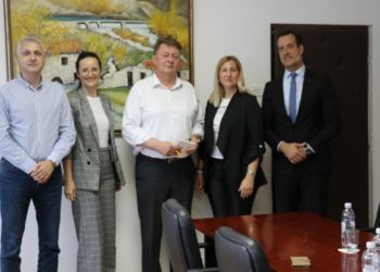 Ćosić primio predsjednika HKD Napredak dr. sc. Nikolu Čiču sa suradnicima