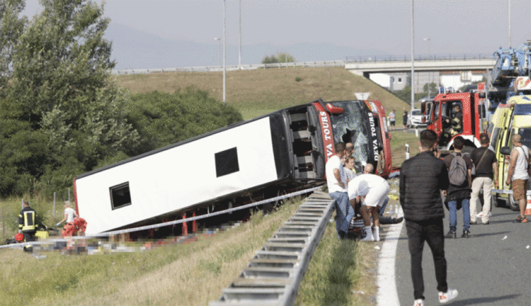 Uhićen vozač autobusa koji je sletio s ceste, priznao da je zaspao