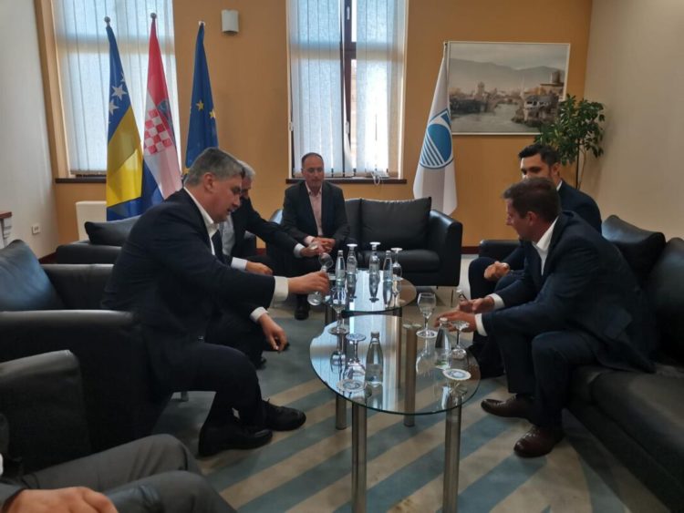Milanović se sastao s gradonačelnikom Mostara Marijom Kordićem