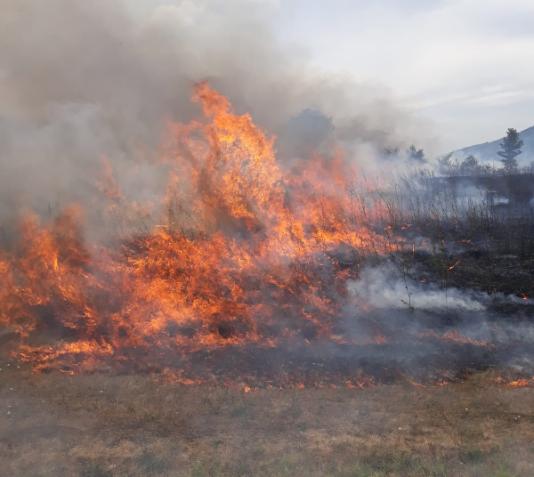 Grudski vatrogasci obranili kuće u Bobanovoj Dragi