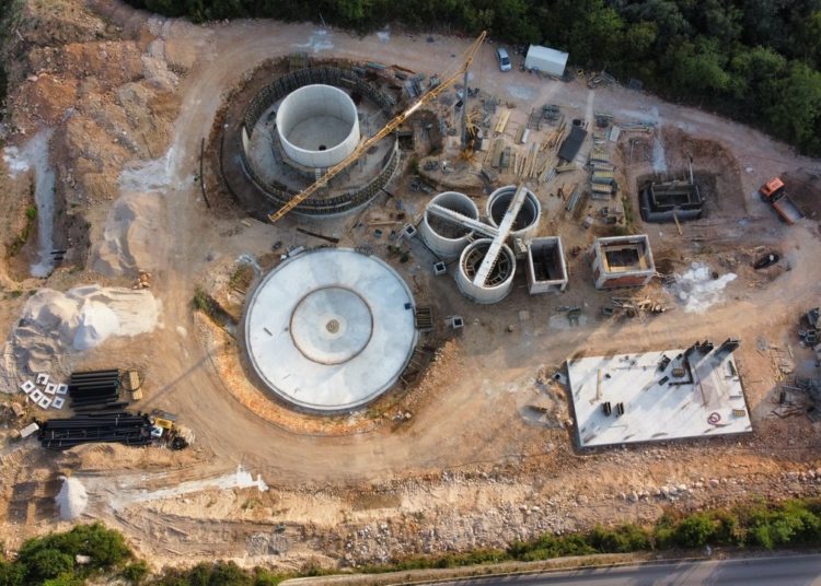 FOTO/ Izgradnja pročistača otpadnih voda u Širokom Brijegu