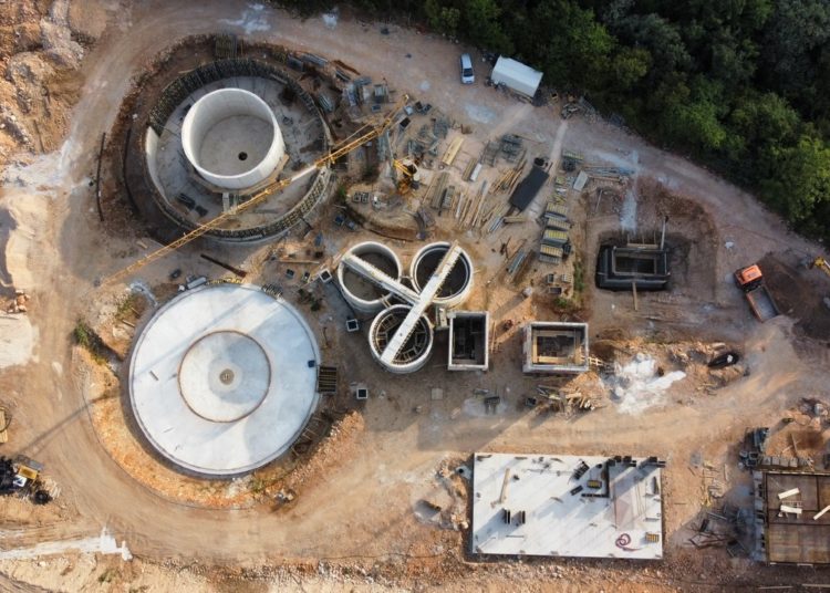 FOTO/ Izgradnja pročistača otpadnih voda u Širokom Brijegu