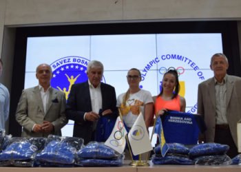 Sportašice iz Širokog Brijega na prijemu u Olimpijskom odboru BiH