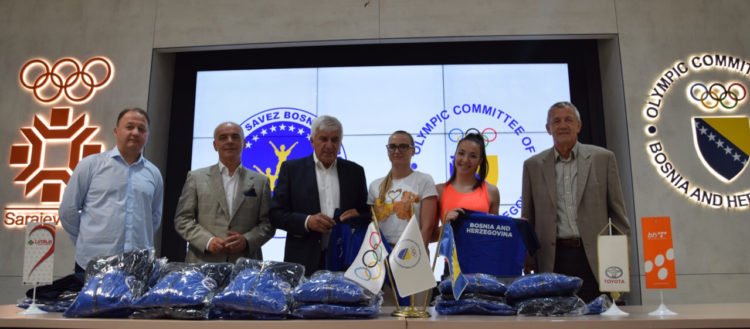 Sportašice iz Širokog Brijega na prijemu u Olimpijskom odboru BiH