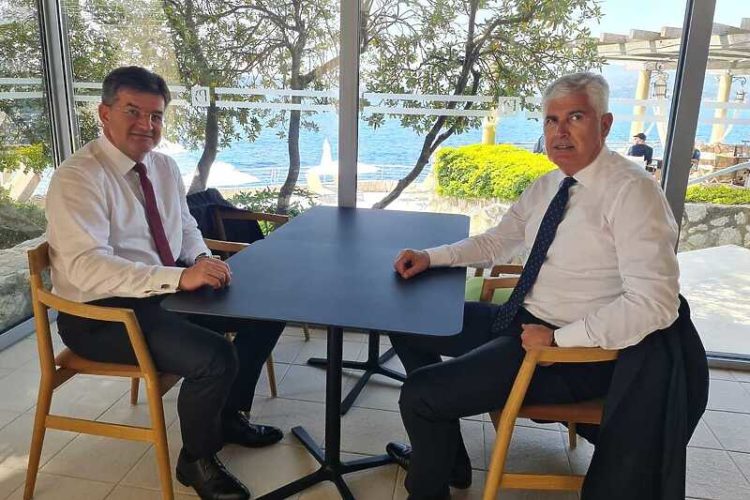 Čović u Dubrovniku razgovarao s Lajčakom o europskom putu BiH i Izbornom zakonu