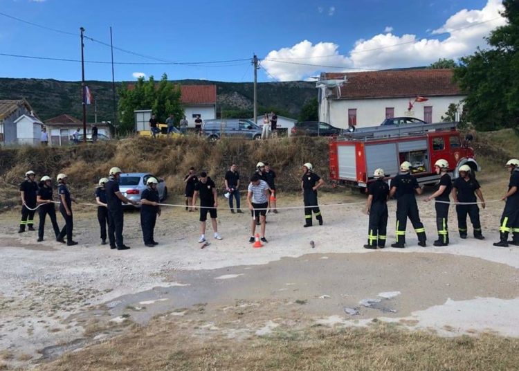 Zajednička vježba DVD-a Gorica i DVD-a Kustošija održana u Gorici