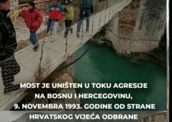 Reakcija na objavu BHRT-a da je HVO srušio Stari most tijekom agresije na BiH