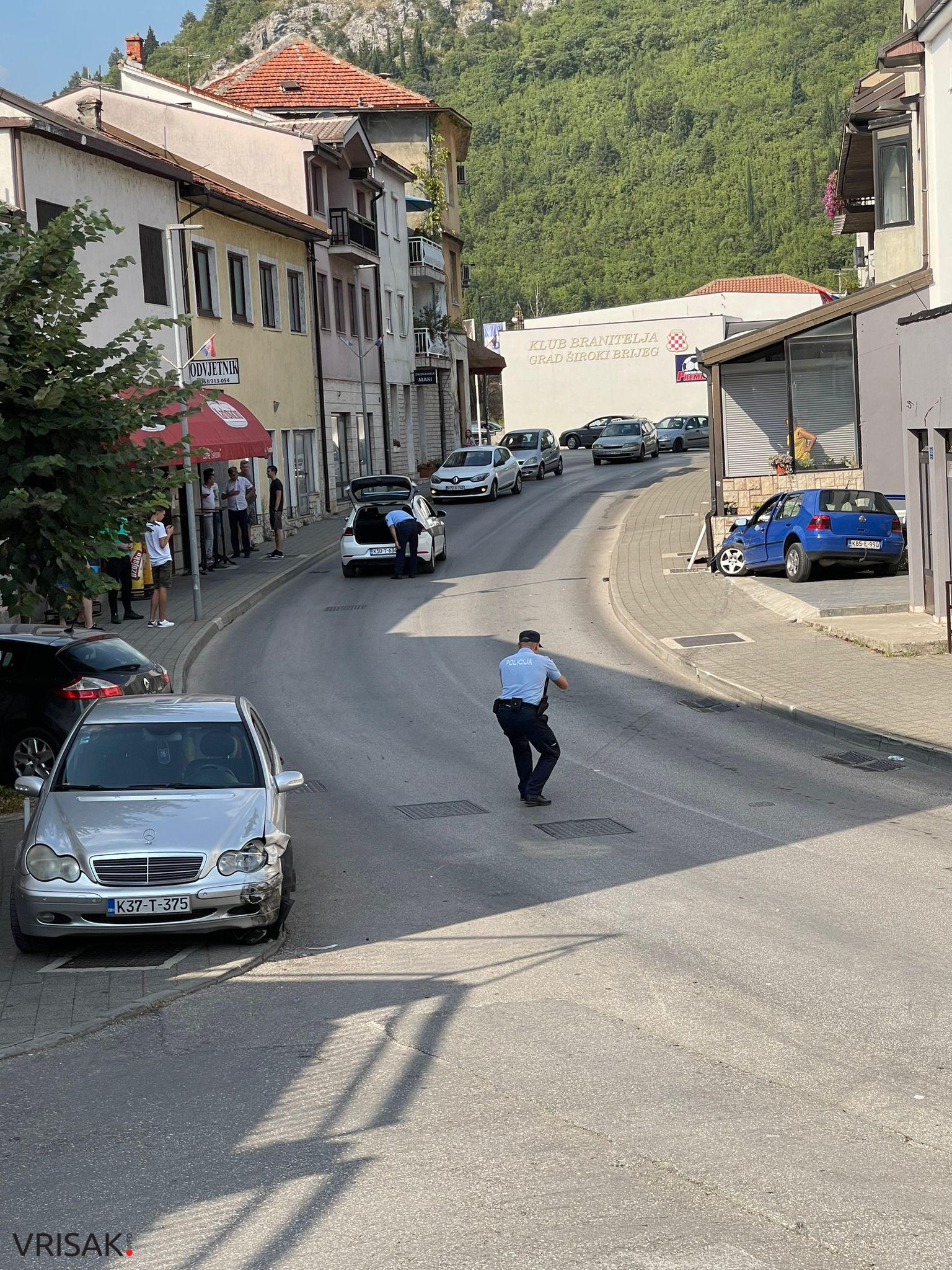 Prometna nesreća u središtu Širokog Brijega