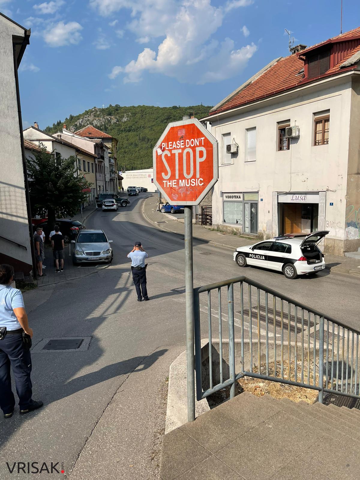 Prometna nesreća u središtu Širokog Brijega