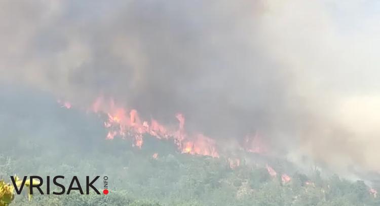 Veliki požar na Rujnu kod Širokog Brijega
