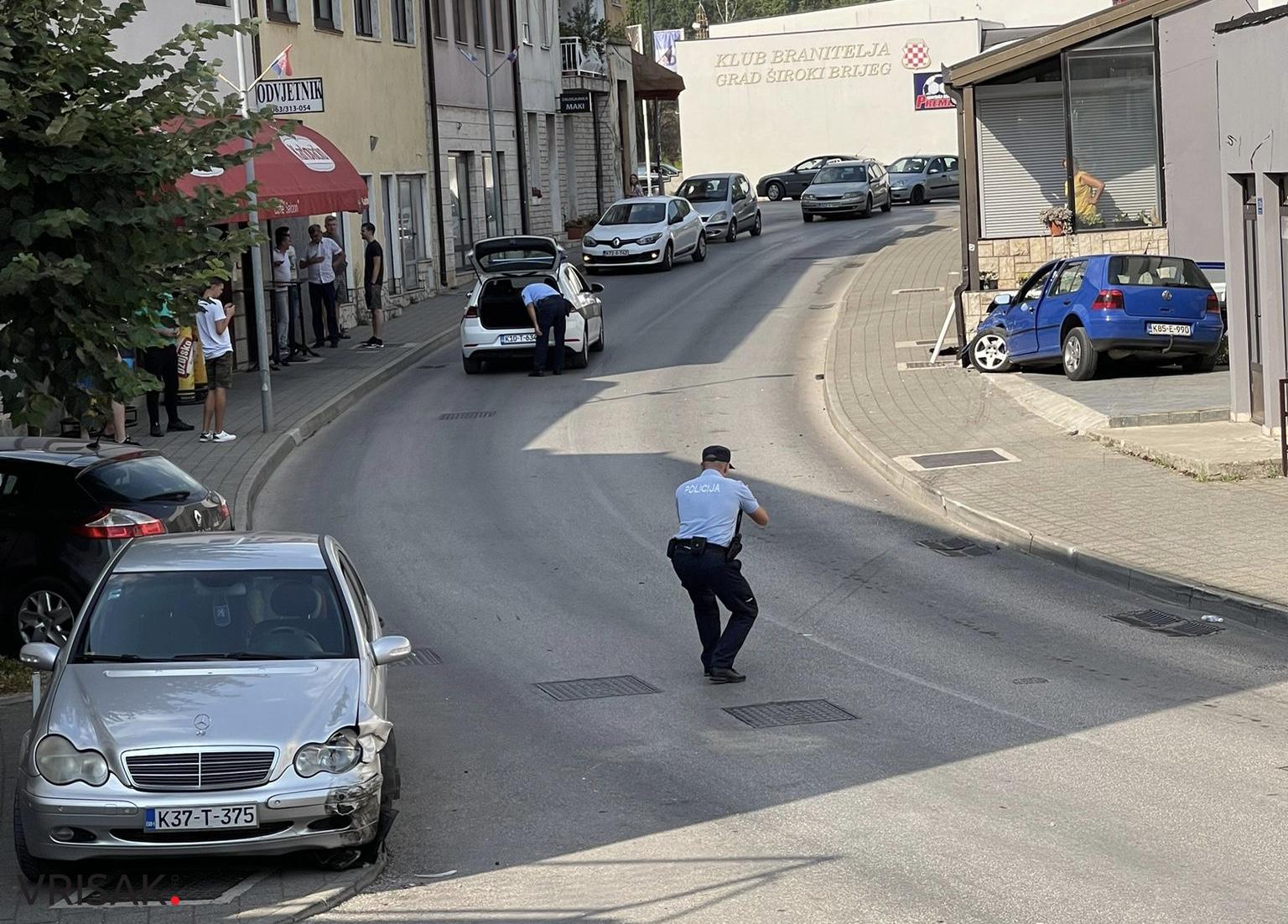 Prometna nesreća u središtu Širokog Brijega